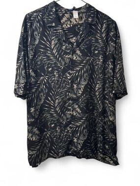 NWT Men’s H&M Tropical Print Camp Shirt Size XL
